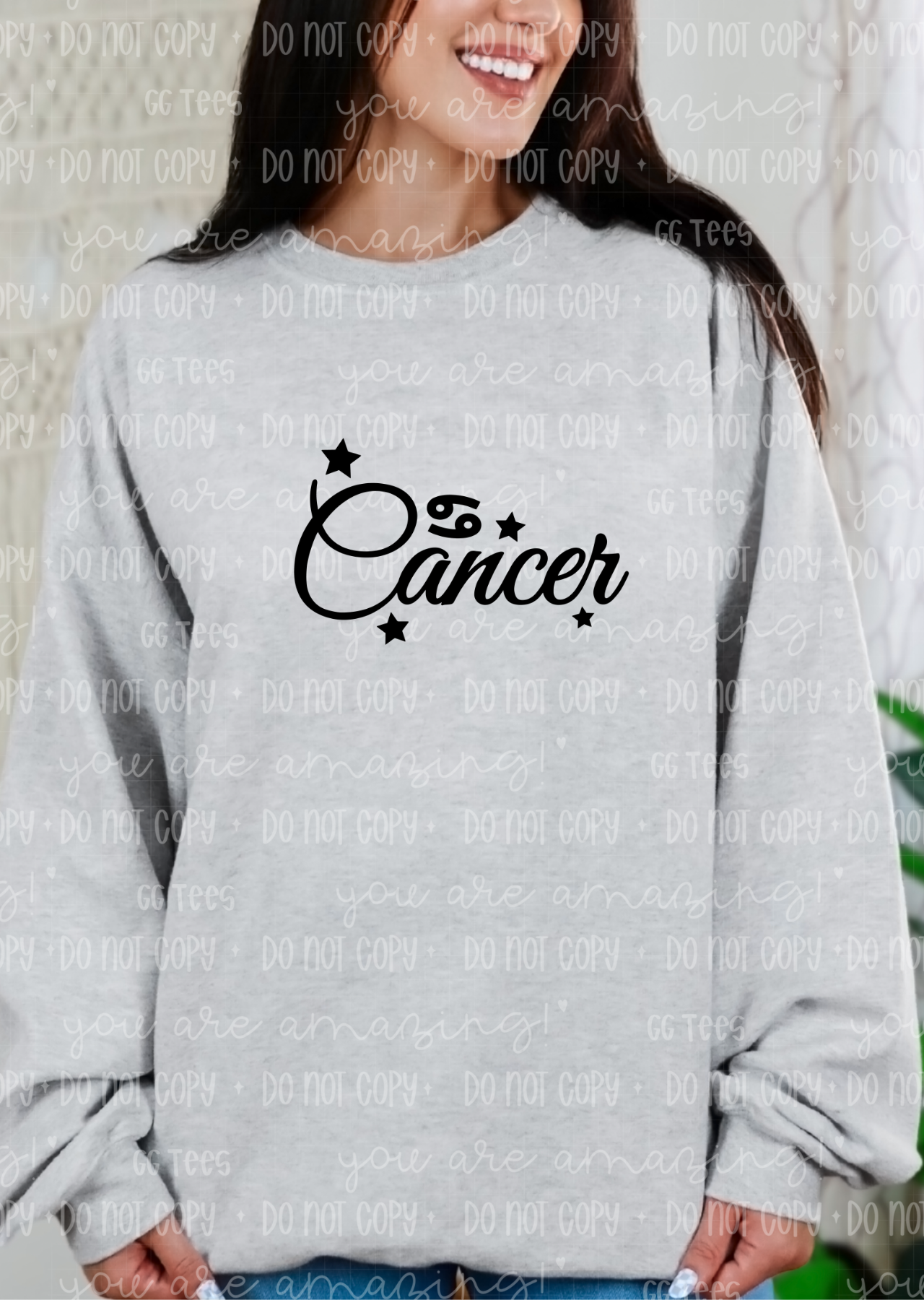Cancer Zodiac Sign Tee
